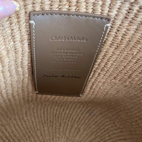 Chloe Mifuko raffia tote - Picture 6 of 10